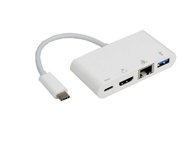 8Ware 4-in-One Dock USB-C to HDMI + USB3.0 + Gigabit LAN Ethernet + 60W PD Charging Port for iPad Pro MacBook Air Samsung Galaxy MS Surface Dell XPS 8Ware 4-in-One Dock USB-C to HDMI + USB3.0 + Gigabit LAN Ethernet + 60W PD Charging Port for iPad Pro MacBook Air Samsung Galaxy MS Surface Dell XPS